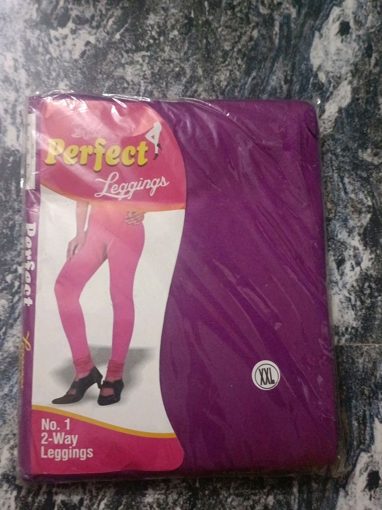 Dark Lavender Color Leggings