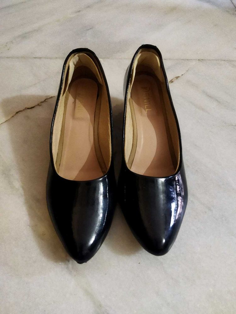 Black Block Heels