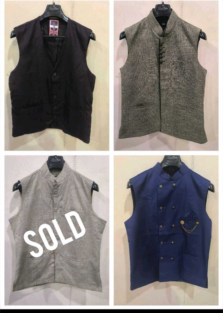 Set of 3 men&#39;s waistcoats for formal events