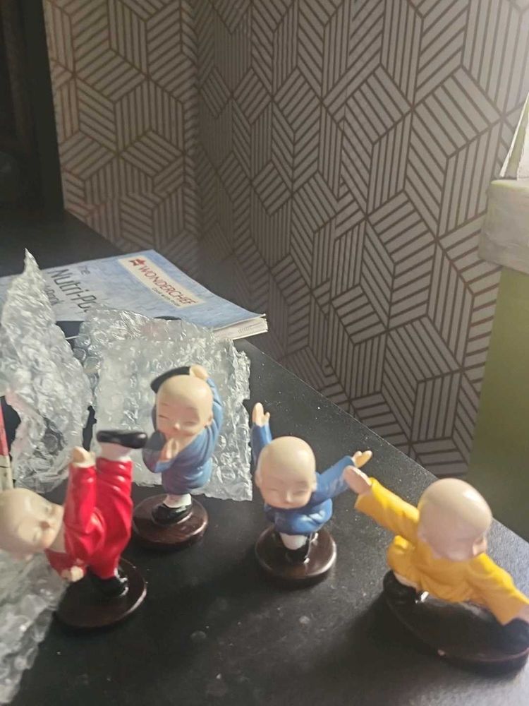 Monk Figurines (Set of 4)