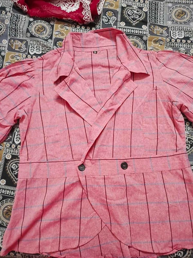 Pink Striped New Top