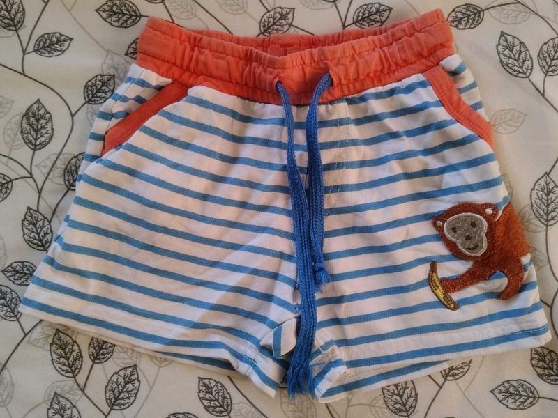 Cute Striped Monkey Shorts