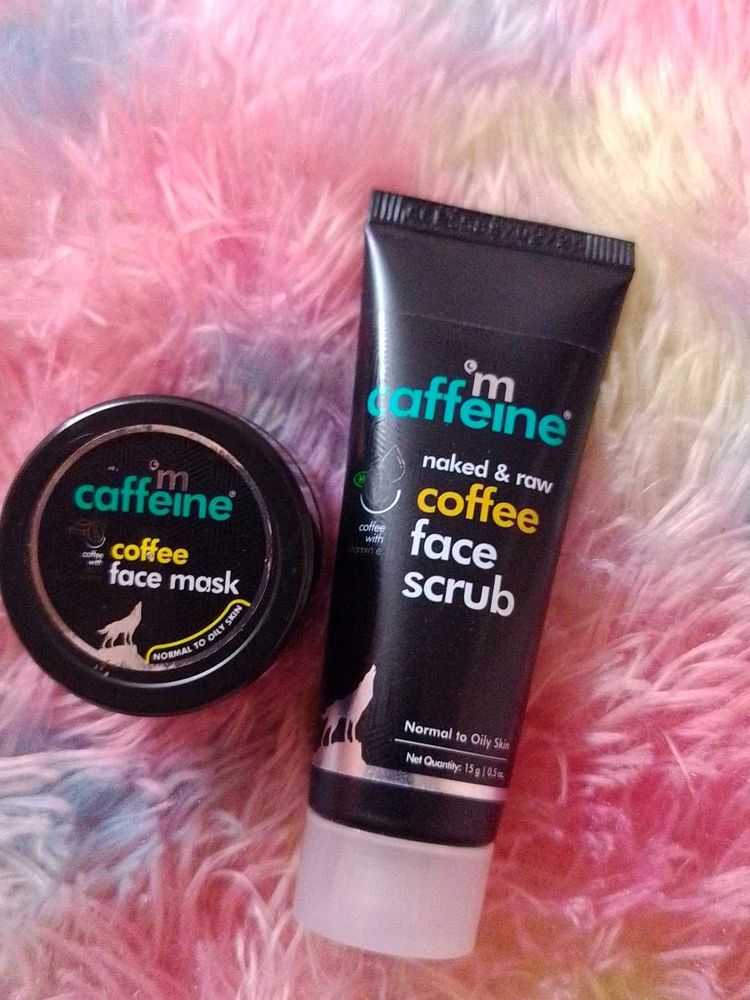 MCaffeine coffee face mask and scrub ✨💗