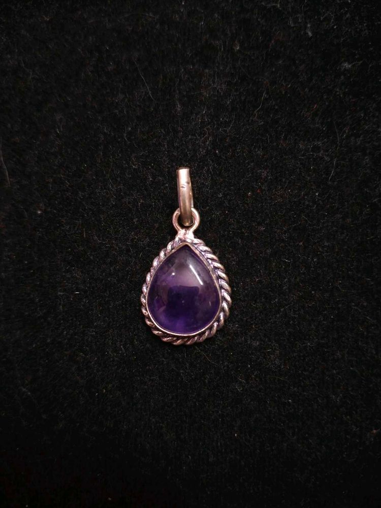 Amethyst Teardrop Pendant