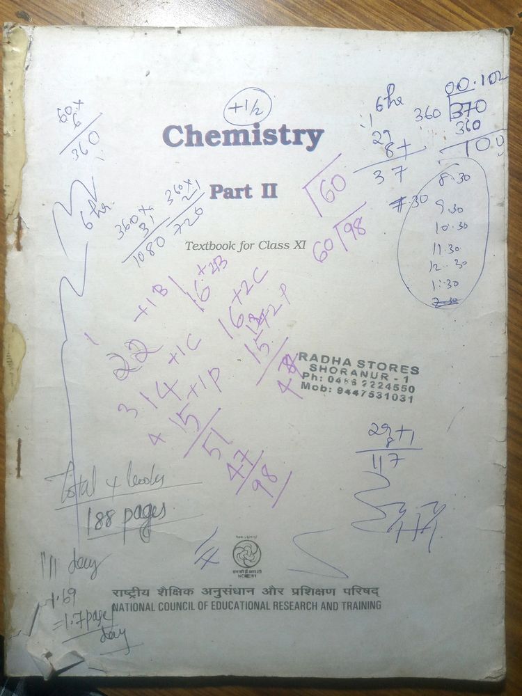 Ncert Plus One Chemistry Textbook Part Two