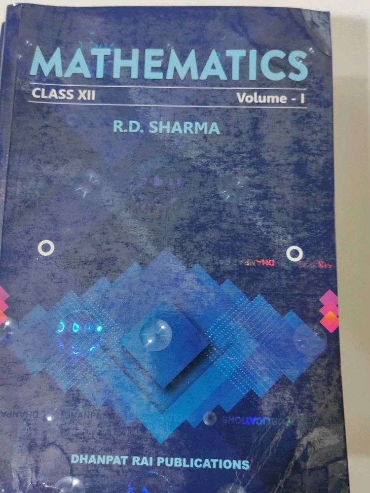 Rd Sharma Mathematics Book Class 12