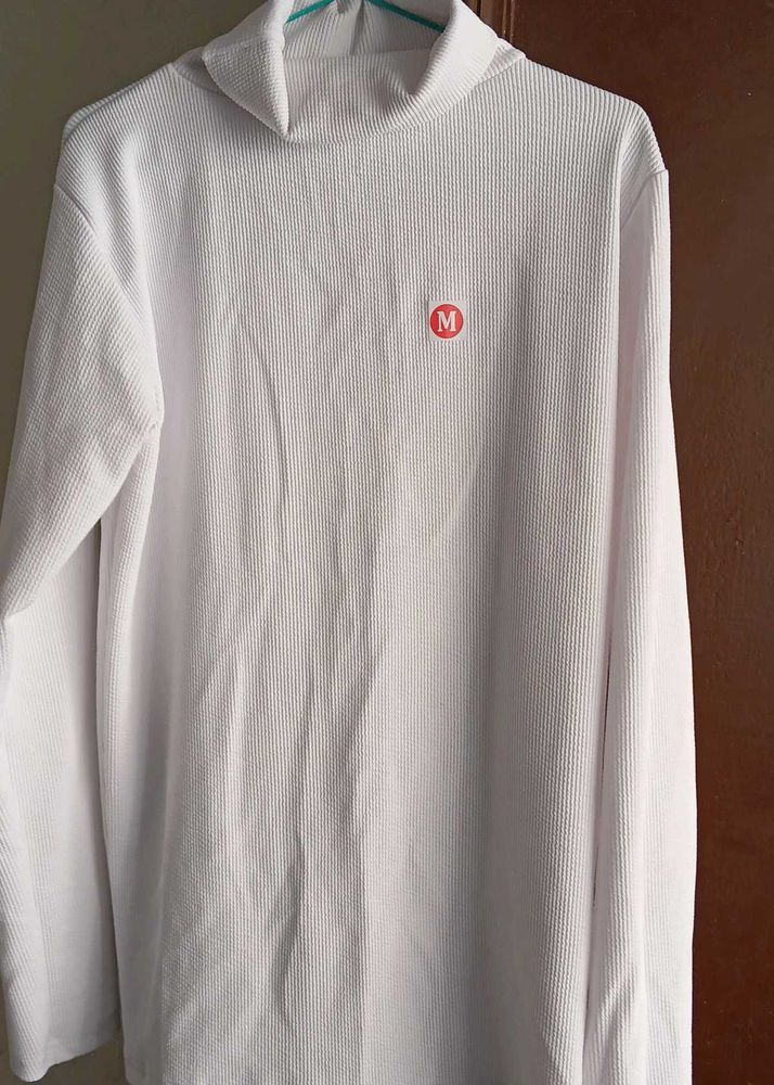 ✨White High-Neck–Soft, Elegant &amp; Winter-Perfect