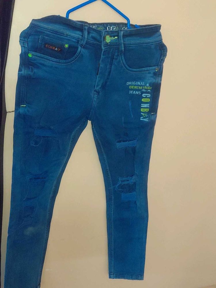 Stylish Boys’ Jeans (11–12 Yrs) – Stretch Fit