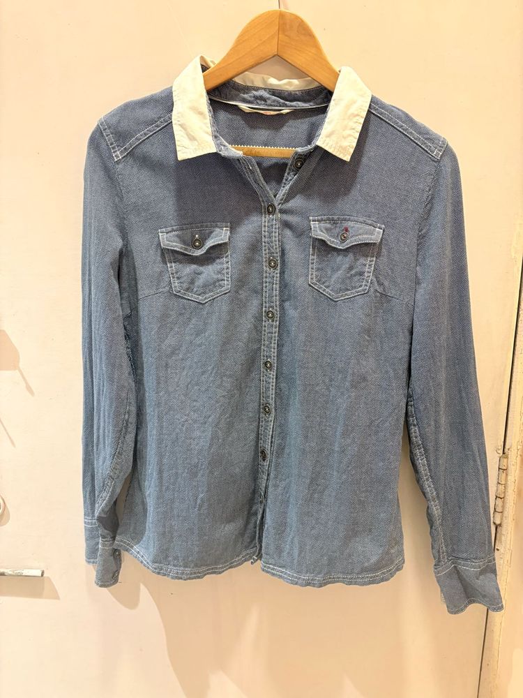 Denim Long Sleeve Shirt