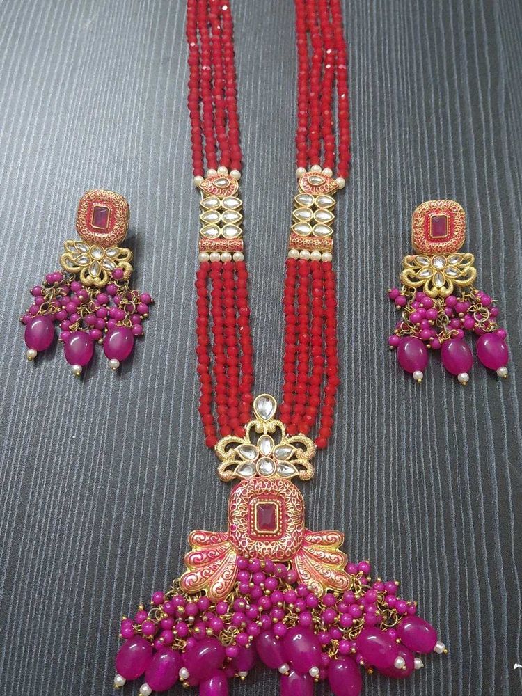 Red &amp; Pink Jewelry Set