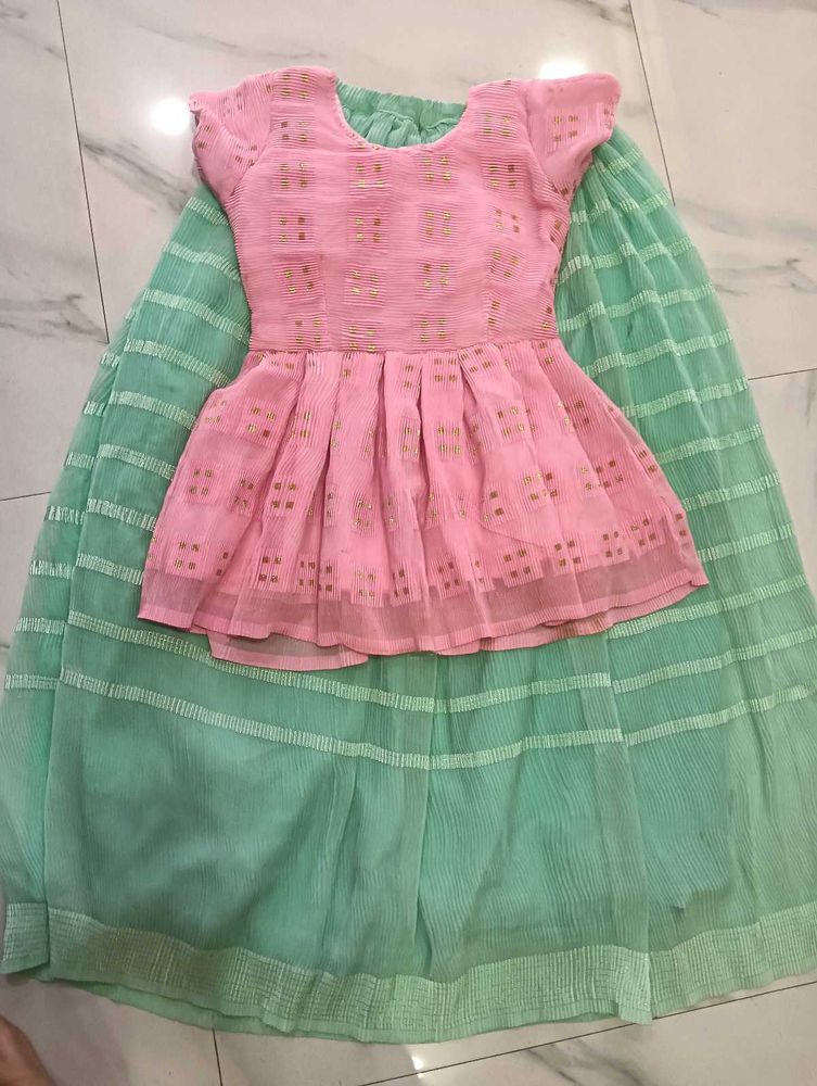 Cute Pink &amp; Green Dress
