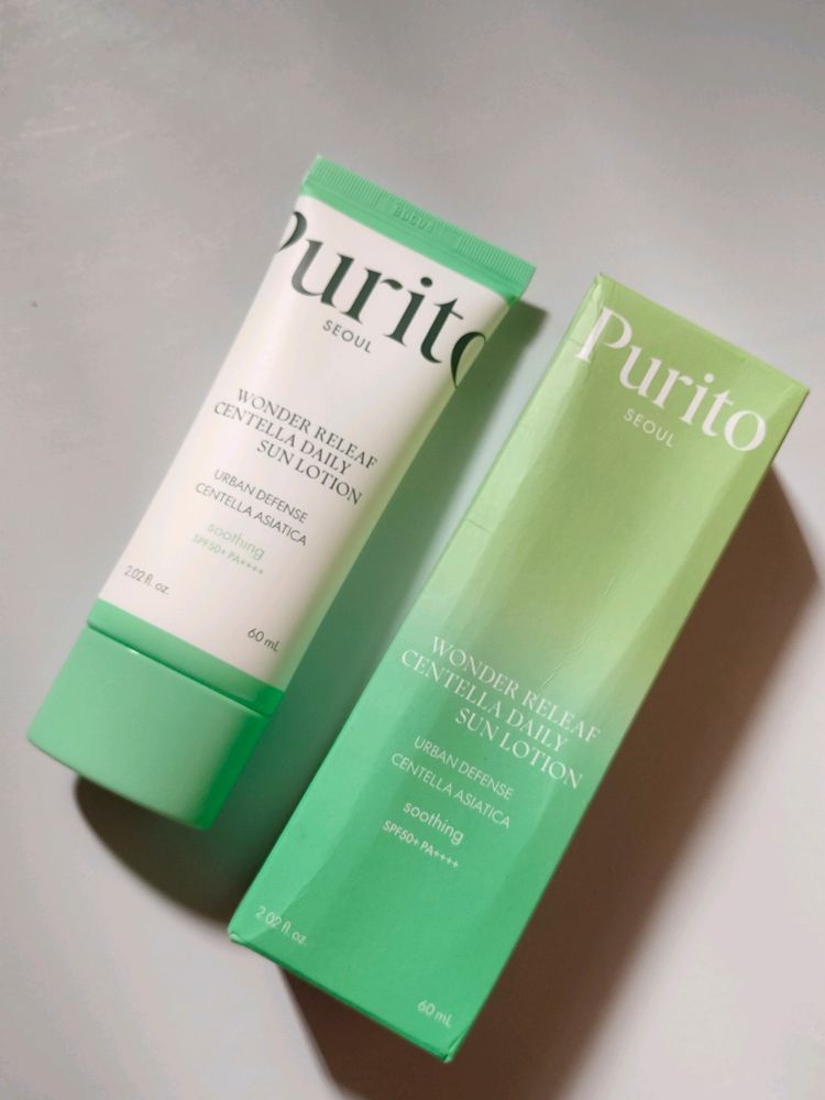 Wonder Relief Centella Sunscreen From Purito Best For Acne Prone Sensitive Skin