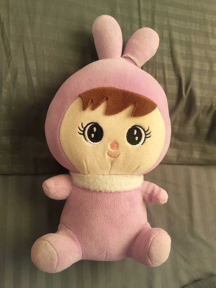 Cute Purple Plush Doll