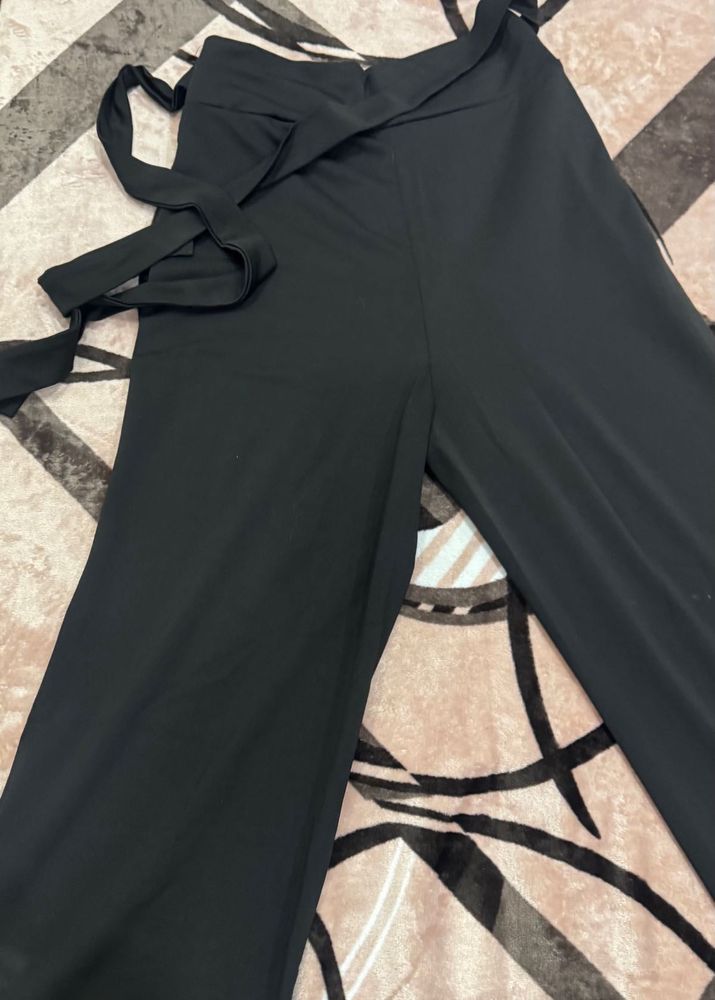 Chic Black Wide Leg Pants