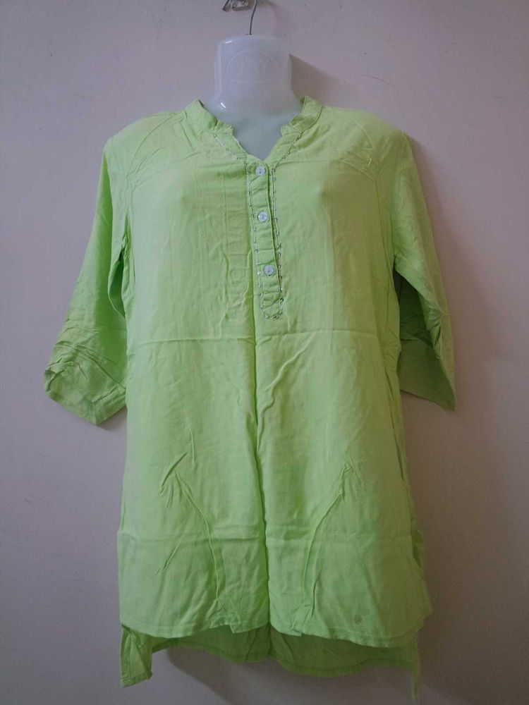 Green Tunic Top