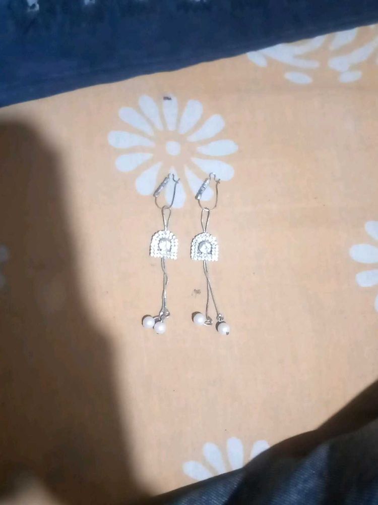 Elegant Silver Drop Earrings