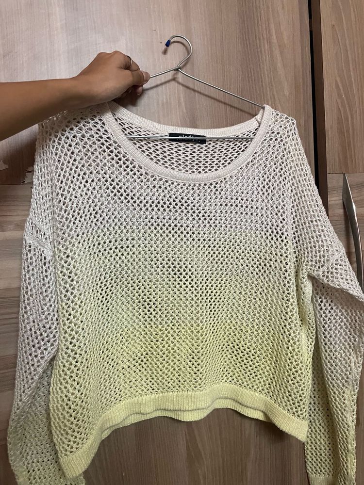 Crochet Knit Top