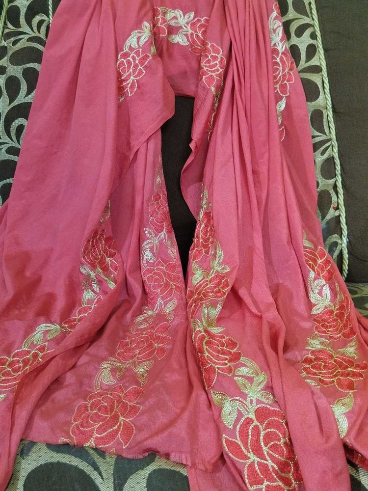 Rose Cutwork Dupatta