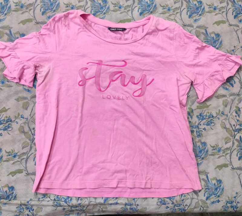 Cute Pink Crop Top💗