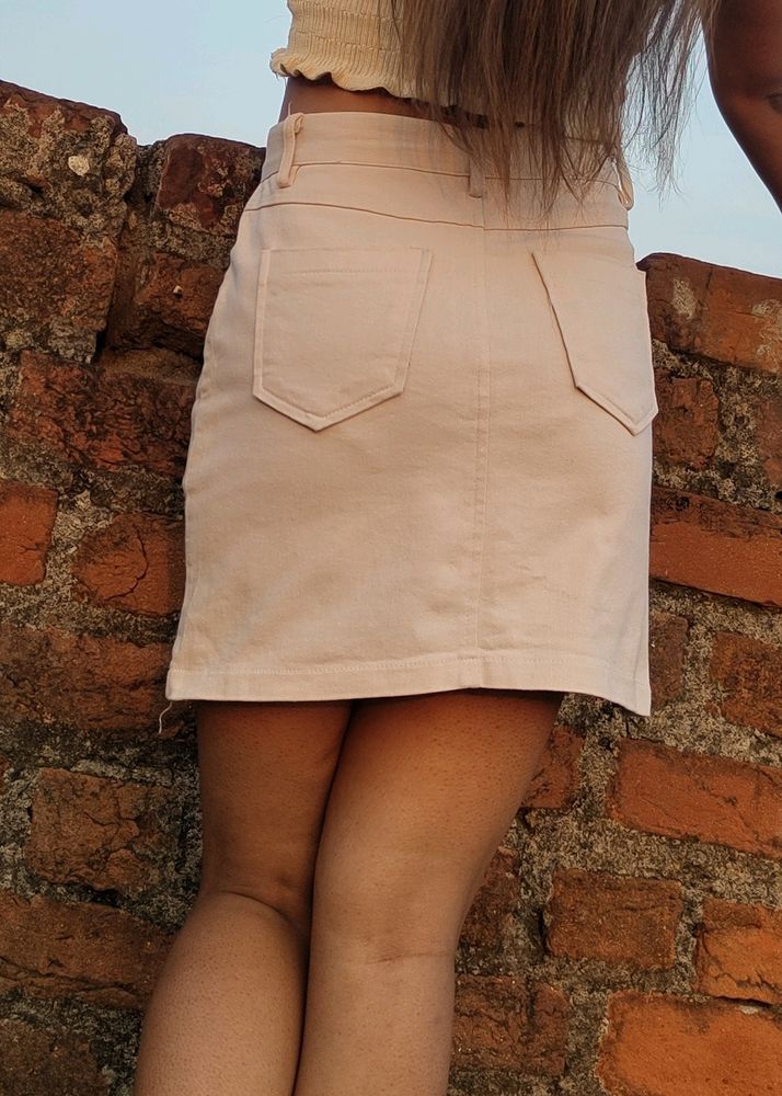 Beige Skirt