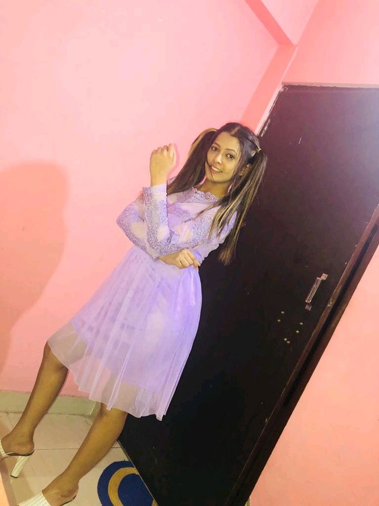 Lavender Dress.