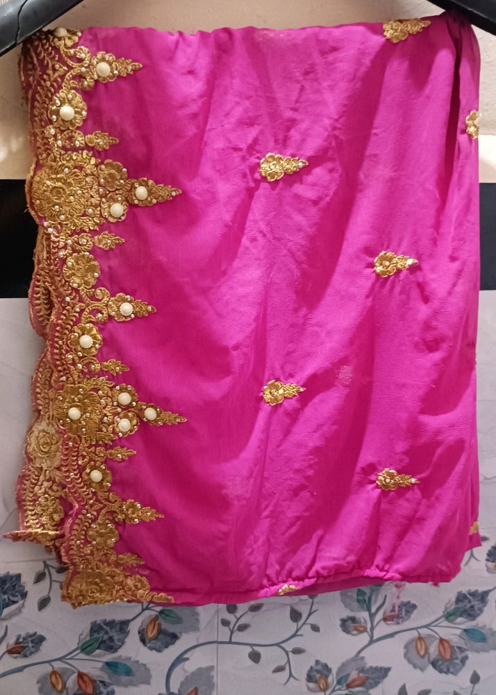 Pink Designer Dupatta