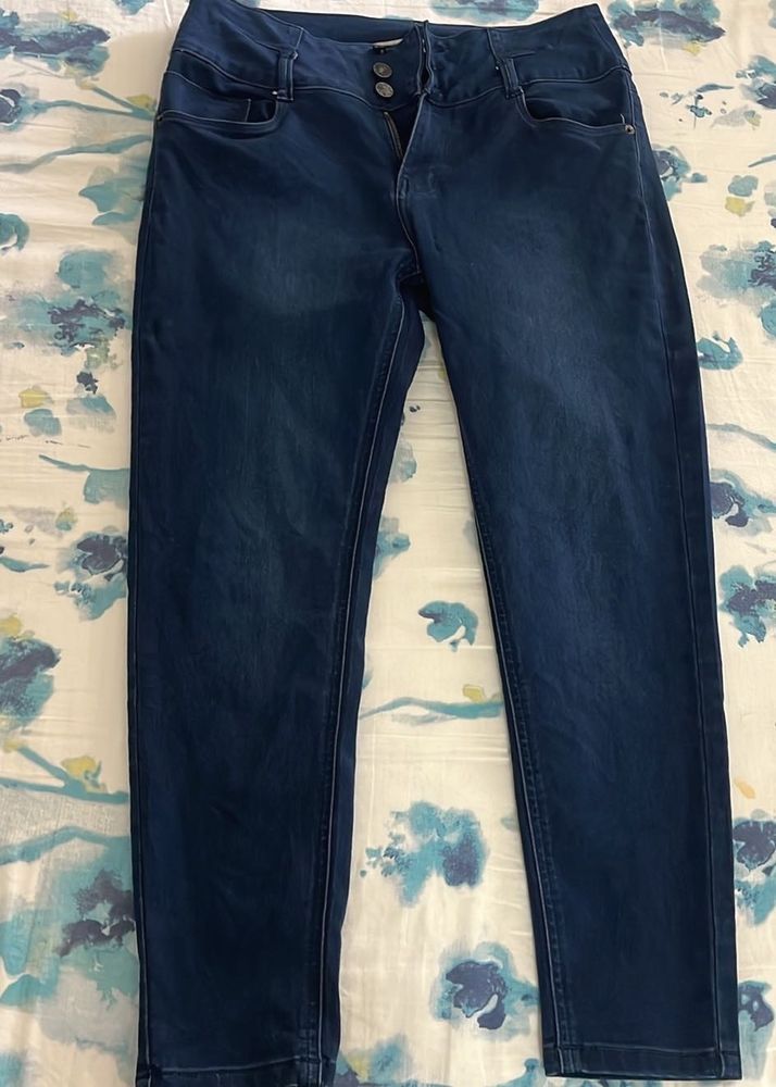 Dark Blue Denim Jeans