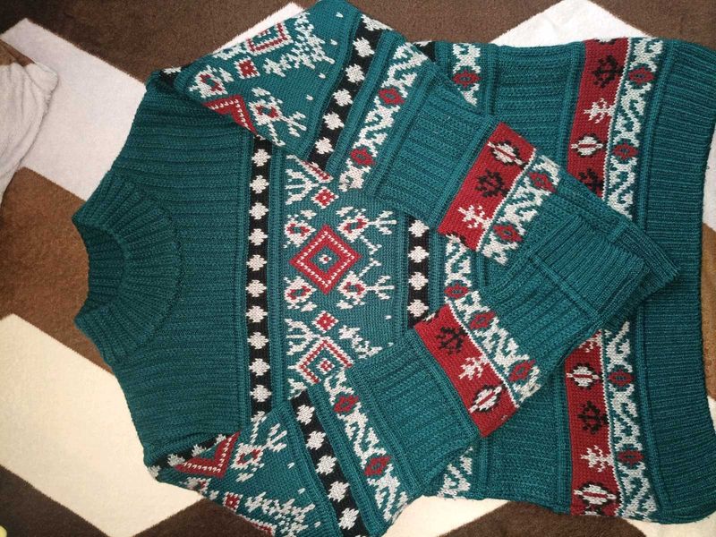 Retro Nordic Pattern Sweater