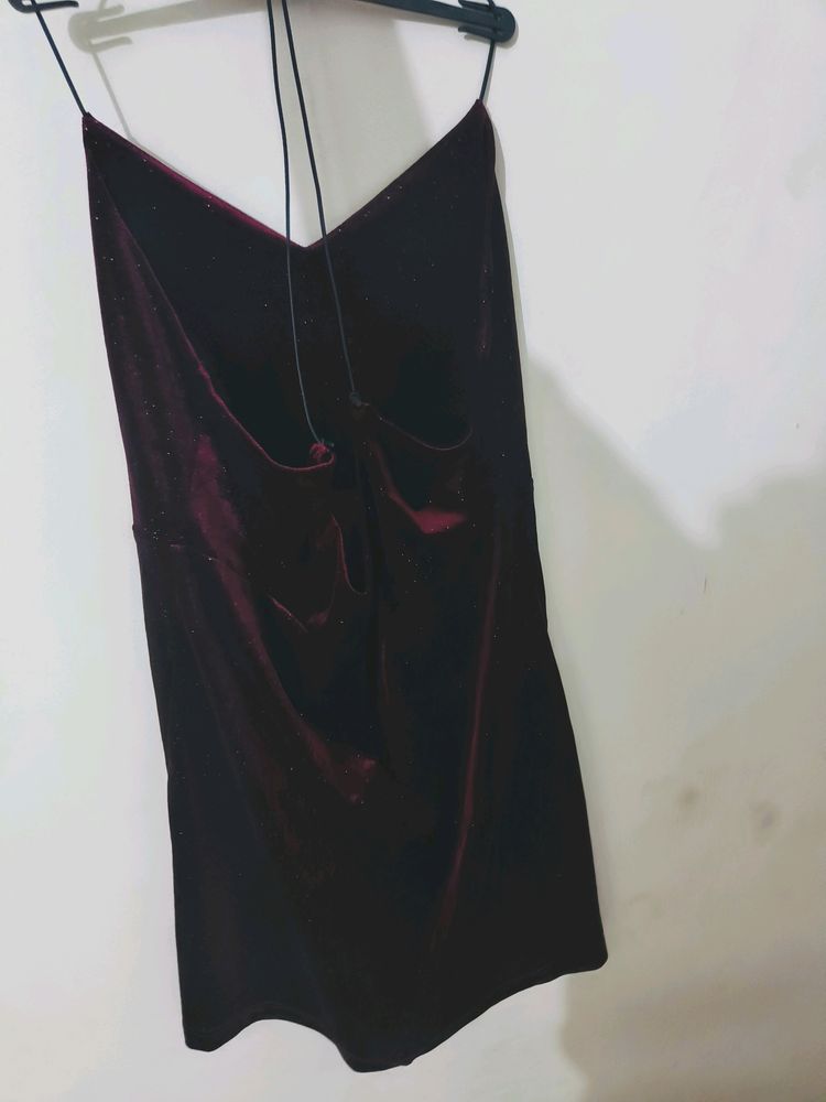 Shimmer Velvet Dress