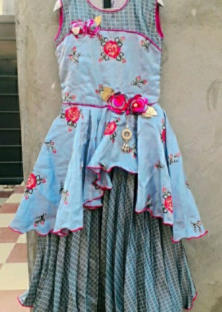 Grey Colour Gown
