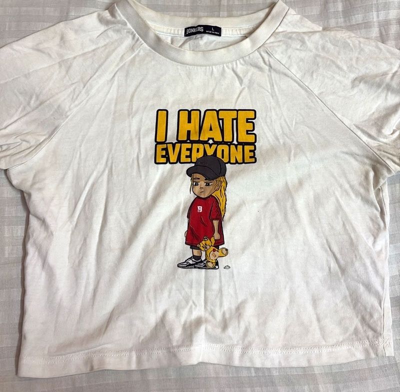 Graphic Print crop top