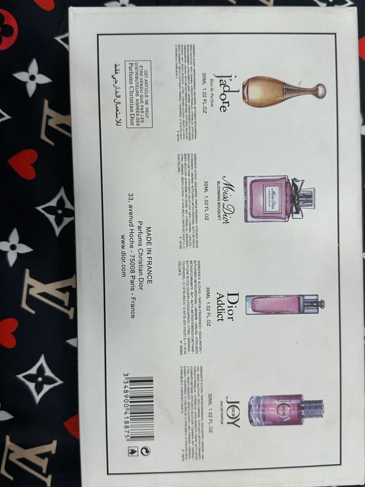 Dior perfumes, only 3 pieces available