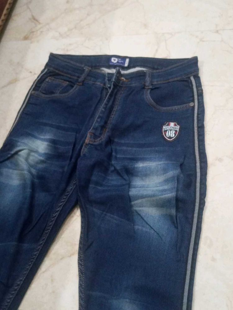 Stylish Blue Denim Jeans