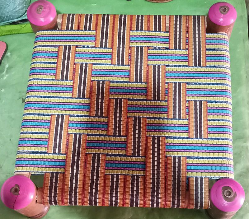 1pc. Desi Wooden Stool Large (Peddi)