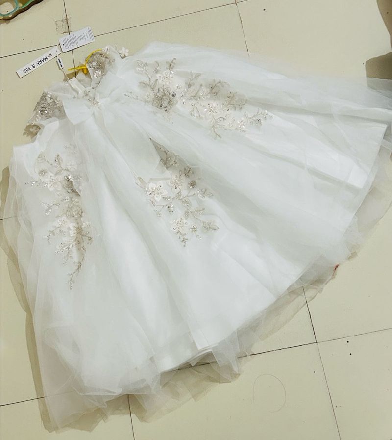 Mark&amp;Mia White Floral Dress