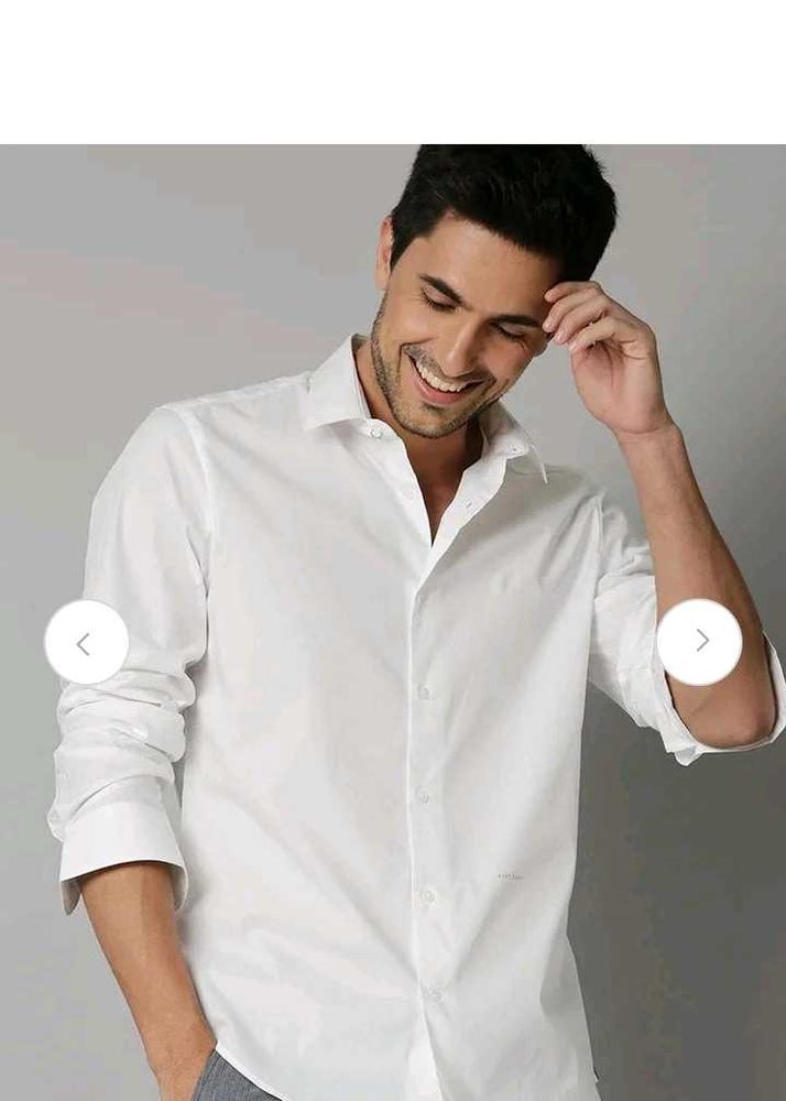Men's White Formal Shirt