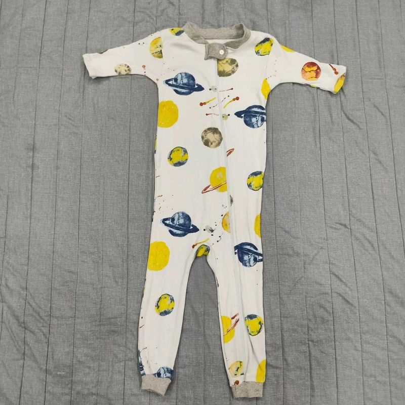 Burt&#39;s Bees Baby Celestial Print Playsuit Romper