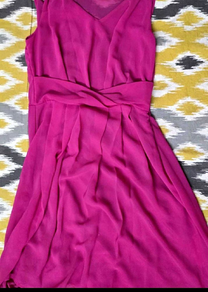 pretty dress rose pink