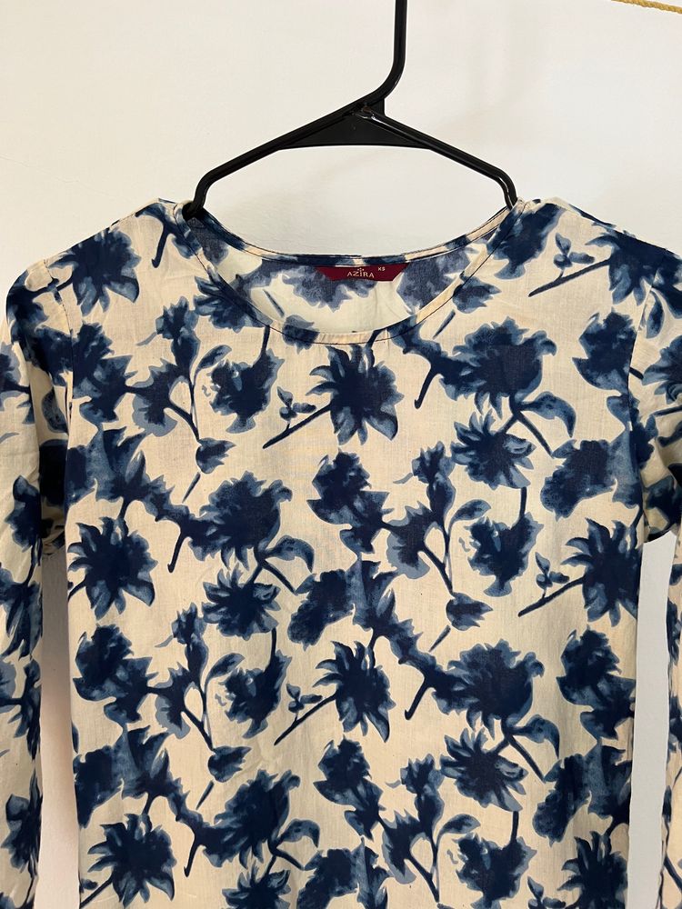 Blue Kurti From myntra