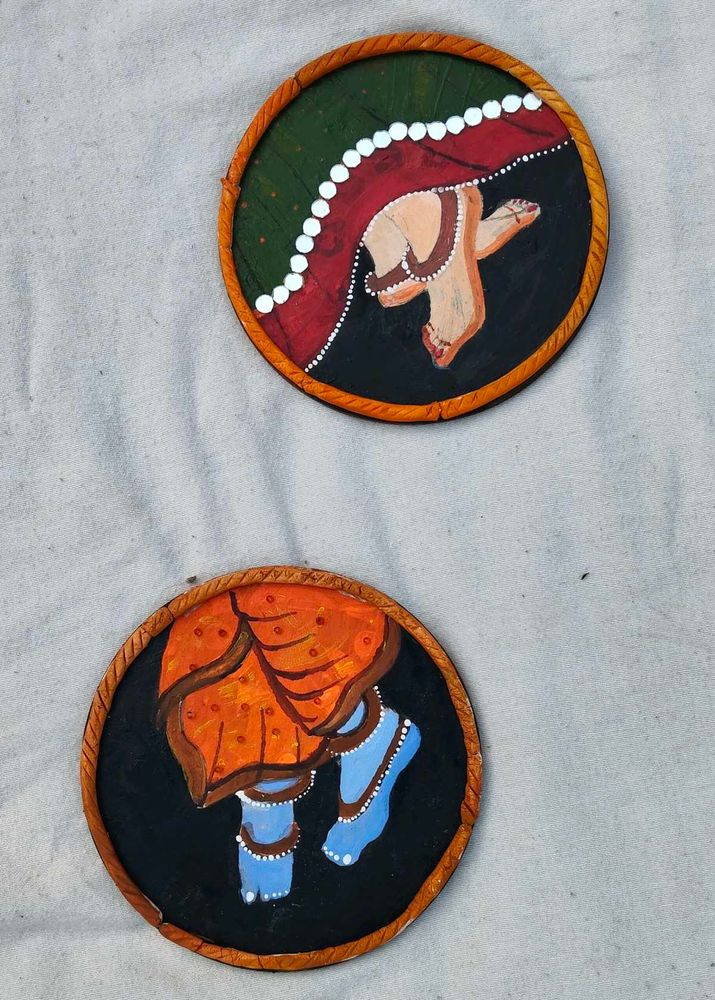 2 Radha Krishna painting