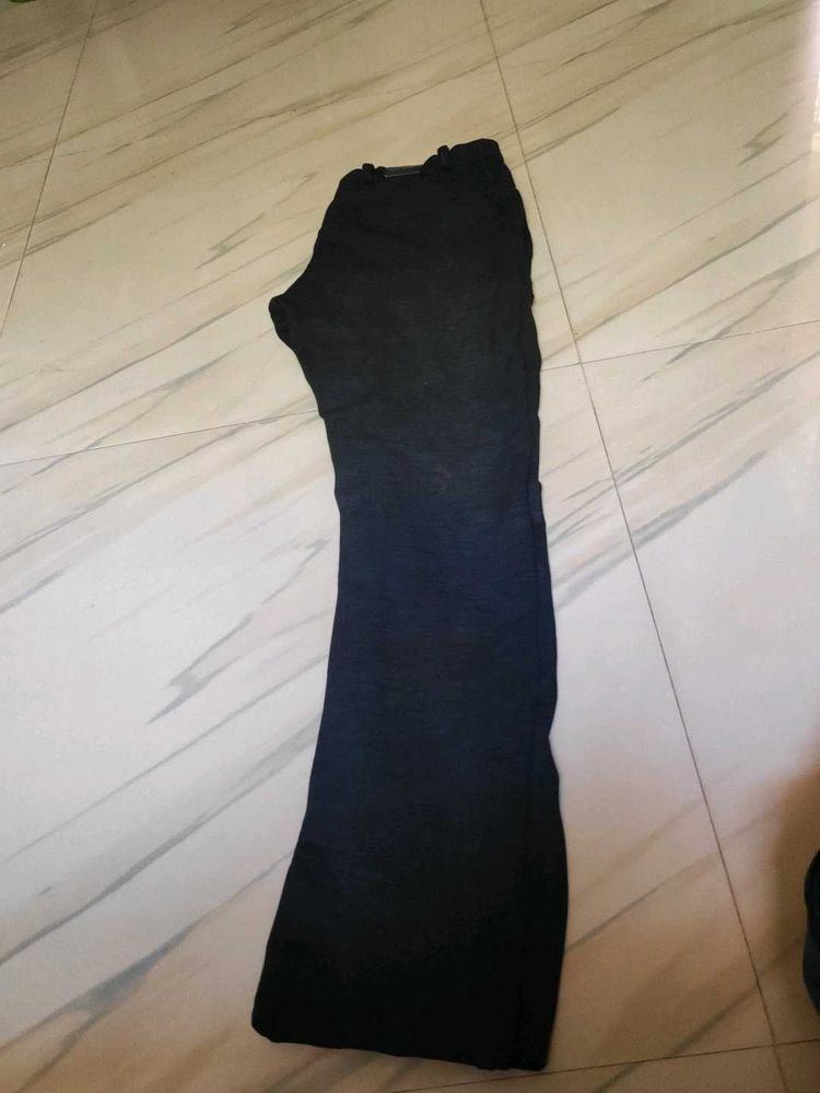 Lyrca Black Pant Men