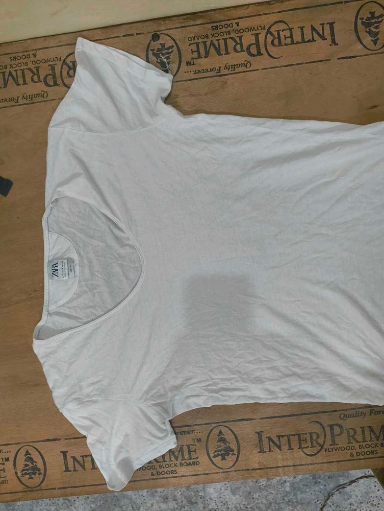 Zara White T-Shirt