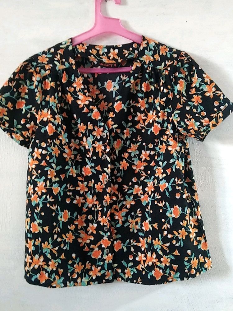 Dressberry Stylish Girls Vaccy Black Top
