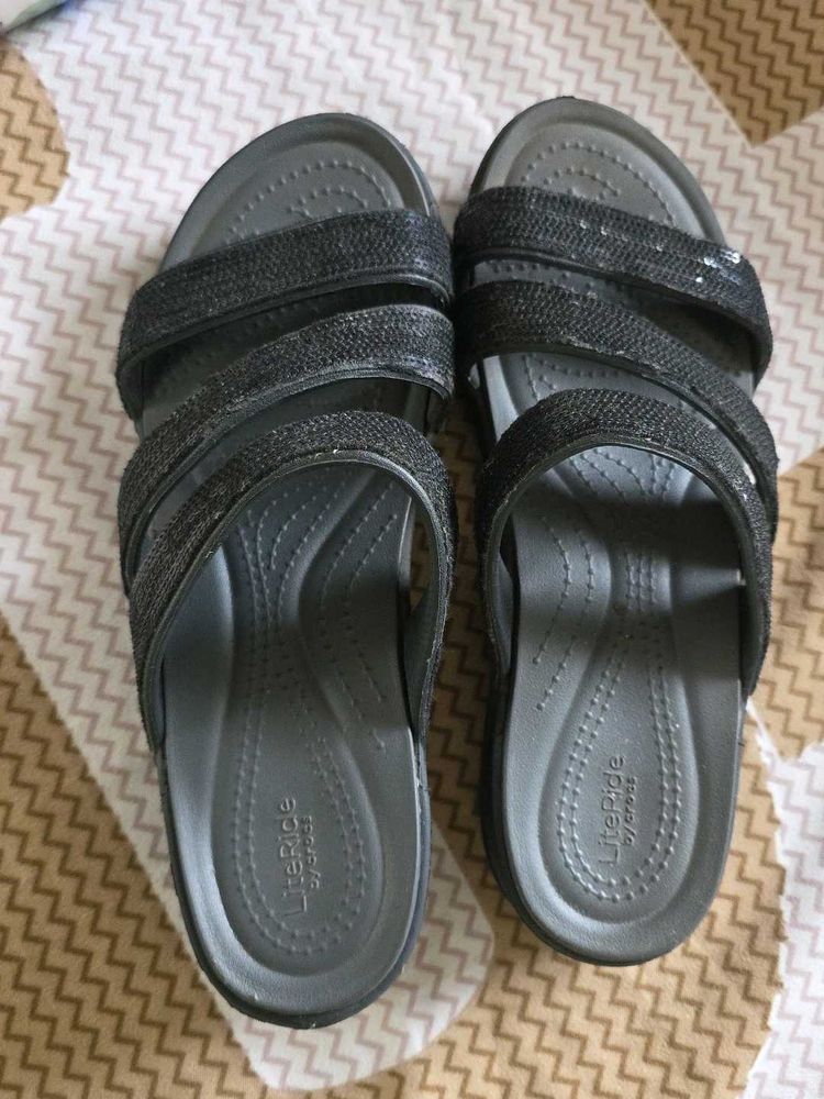 Crocs LiteRide Sandals - Black