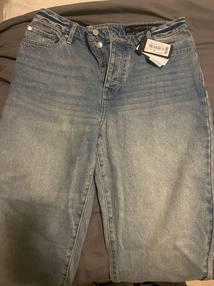 Armani Exchange Mom For High Waist Brand New Jeans