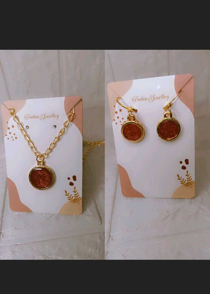 Sparkly Gold Jewelry Set
