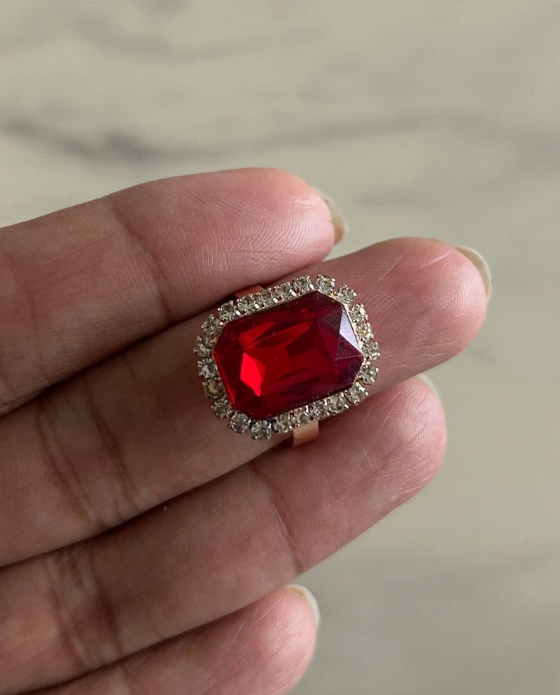 Red Gemstone Ring!