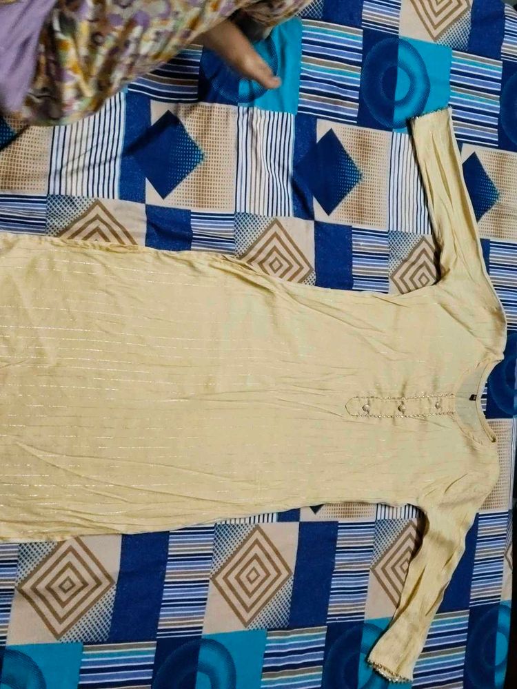 Elegant Yellow Kurta