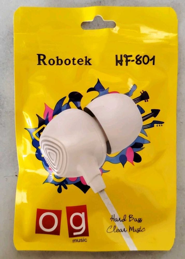 Robotek Earphone HF-801{Black}
