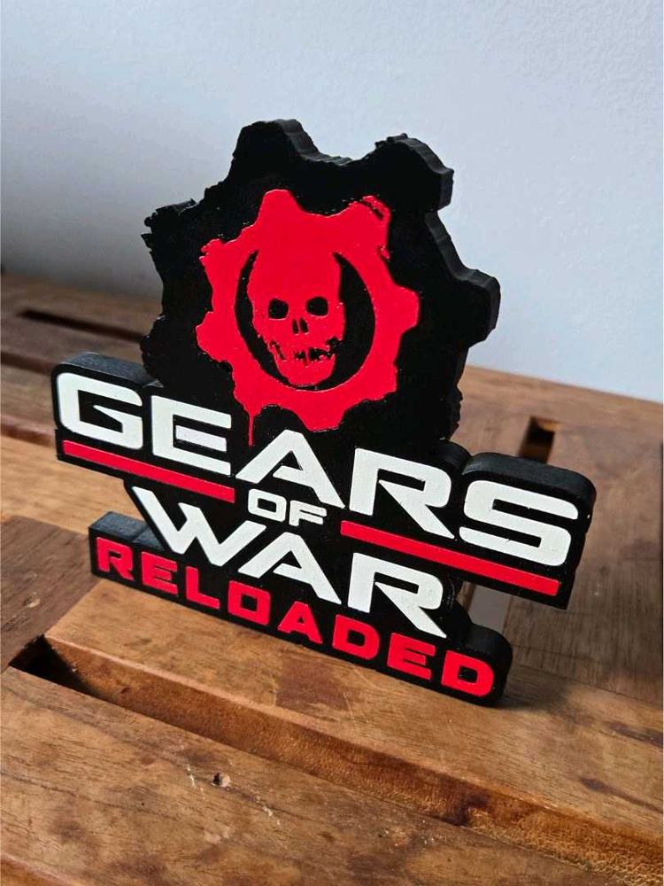 Gears of War Reloaded Display 3d printed